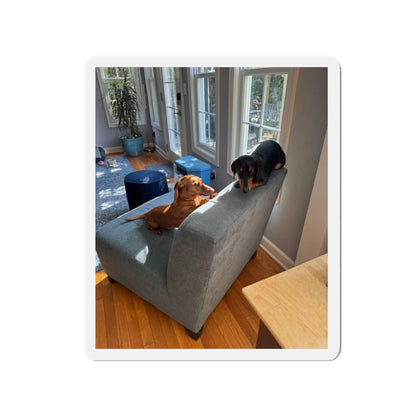 Die-Cut Magnet — Custom Photo Dachshund & Dog Refrigerator Magnet