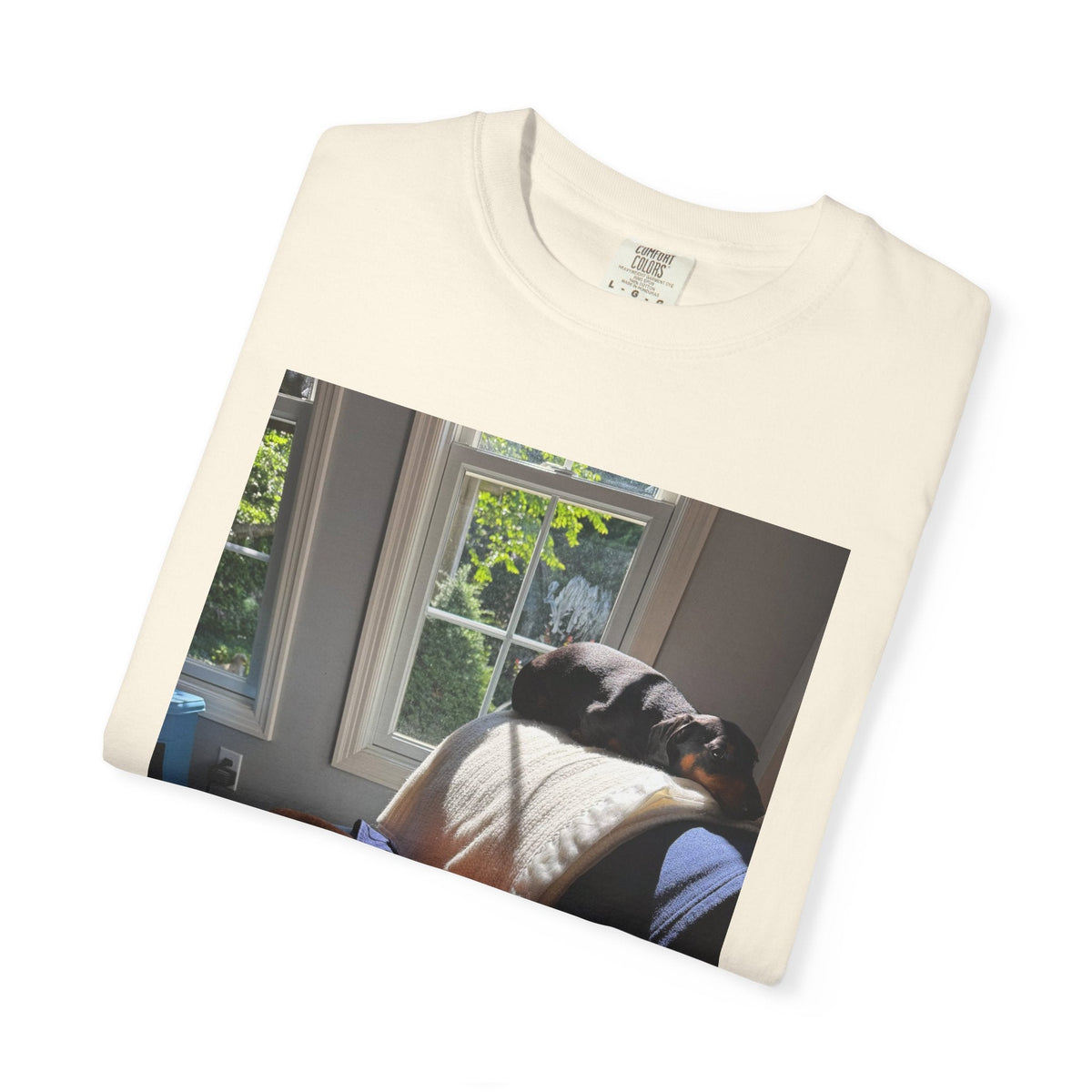 T-Shirt — Photo Print of Dogs Lounging in Sunlight
