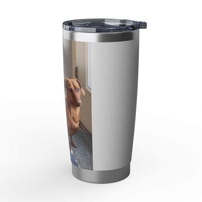 Dog Photo Travel Tumbler - Personalized 20oz Insulated Cup