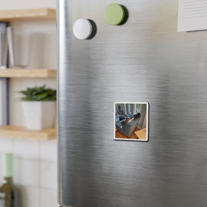 Die-Cut Magnet — Custom Photo Dachshund & Dog Refrigerator Magnet